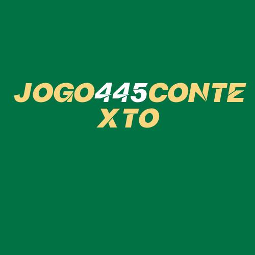 Logo da JOGO445CONTEXTO